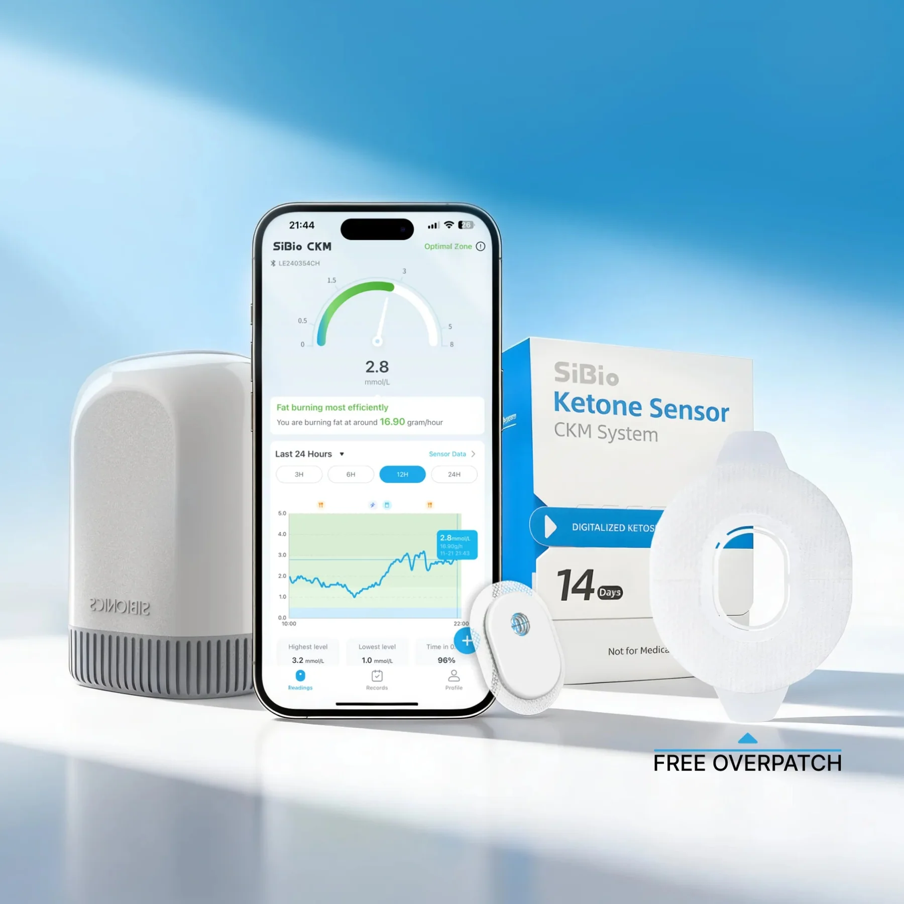 Sibionics KS3 Keton Ölçüm Sensörü