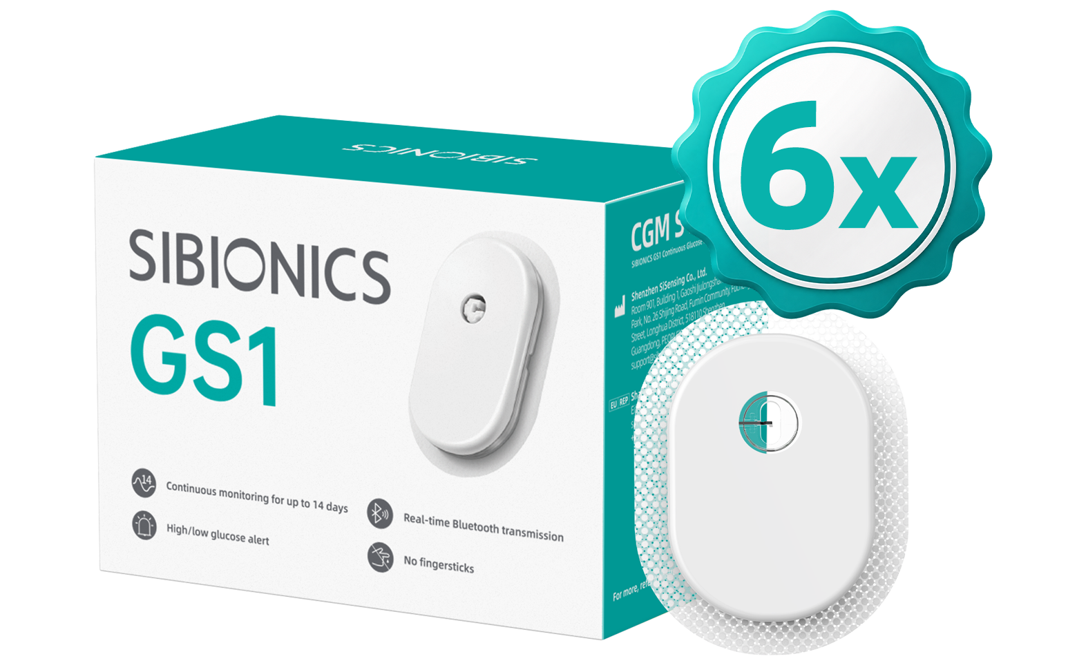 6'lı SIBIONICS GS1 Paket