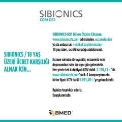 Sibionics Glikoz Sensörü 8+1