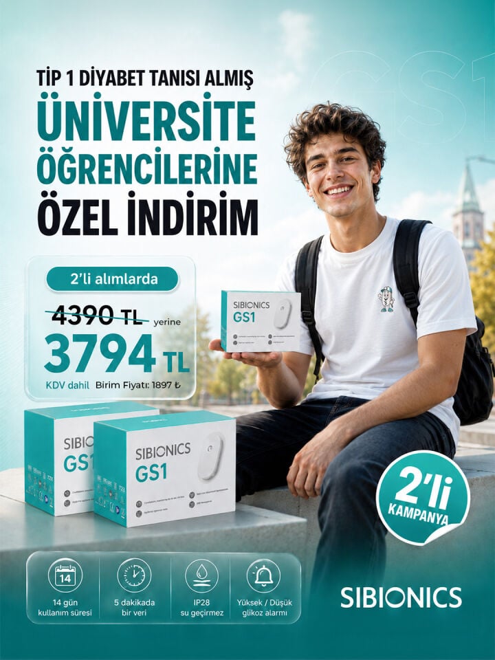 Sibionics GS1 2'li Üniversite Kampanyası